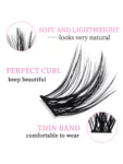 Shein Fonoid 96PCS Fluffy And Soft Segmented Eyelashes