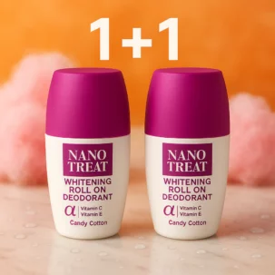 Nano-treat Whitening Deodorant Roll On Candy Cotton