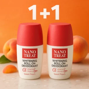 Nano-treat Whitening Deodorant Roll On Sweet Peach