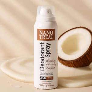 Nano-treat Deodorant Whitening Spray milky coconut