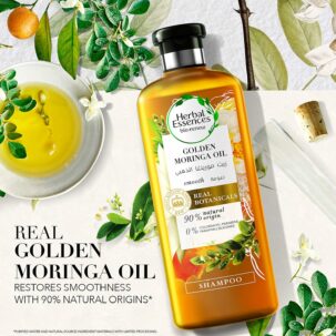 Herbal Essences Biorenew Golden Moringa Oil Shampoo, 400 ml