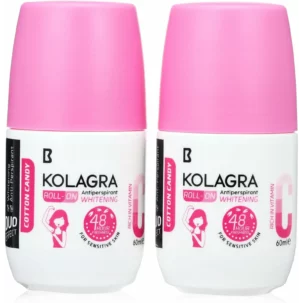 KOLAGRA Whitening Roll On 2X1 Promopack 1+1 Cotton Candy 120ML Pink