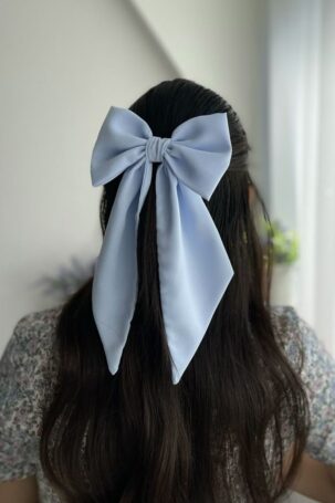 Re.MooN Silky Satin Hair for Women Large Bow