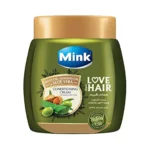Mink bath cream with olive oil almond oil and aloe vera 800ml