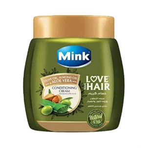 Mink bath cream with olive oil almond oil and aloe vera 800ml