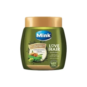 Mink Olive Oil Almond Oil Aloe Vera Hair Conditioning Cream 400g