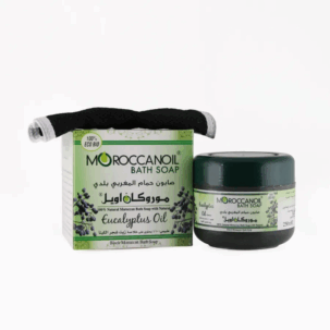 Moroccan Oil Bath Soap With Olive Oil 250 ml + Loofah