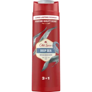 Old Spice 3in1 Deep Sea Shower Gel 400ml اولد سبایس شاور ٤٠٠مل دیب سي ٣*١
