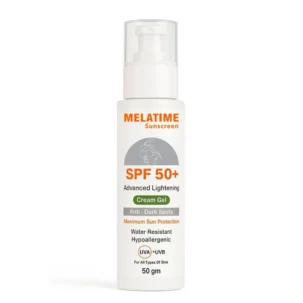 Melatime sunscreen SPF 50+ Advanced Lightening