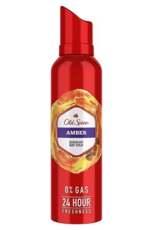 Old Spice Body Spray Amber 140MLاولد سبایس اسبراي ١٤٠مل امبر