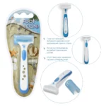 Dorco Travel Size 6Blades System Razor with Tinkel Dermaplaning Everglow