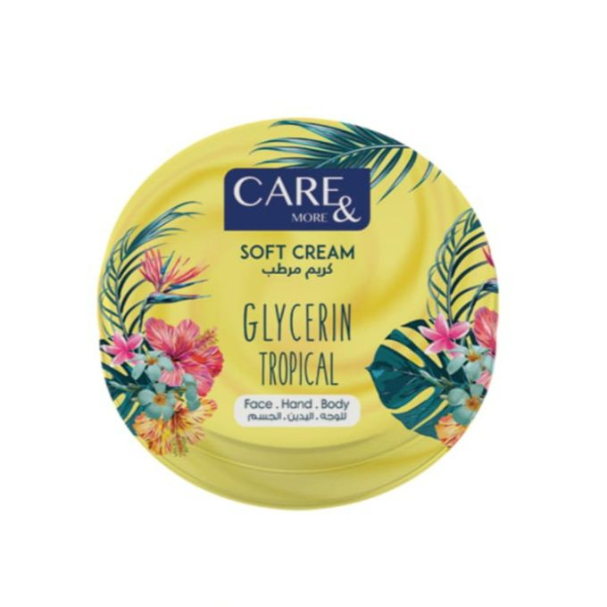 Care and More Soft Cream with Glycerin Tropical 75 ML Care and More Soft Cream with Glycerin Tropical 75 ML
