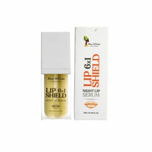 Raw African lip shield