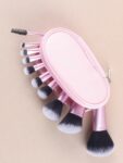 Shein Mini Makeup Brush Set 10 Pieces Pink