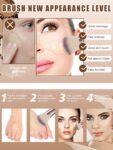Shein 20 pcs Champagne Gold Makeup Brush Set