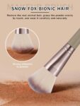 Shein 20 pcs Champagne Gold Makeup Brush Set