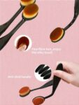 Shein 13 pcs makeup brush set + brush + 2 sponges