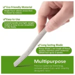 biodegra dable dermaplaning facial and eyebrow razor 6 pcs