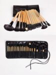Shein 24 Pcs Makeup Brush beige Set with bag