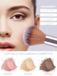 Shein 14pcs Makeup Brush Champagne Set + 3 puff