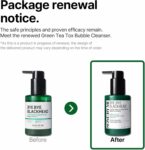 Some By Mi Tox Green Tea Miracle Foaming Cleanser for Blackhead Free Skin 120 g