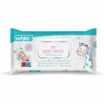 White Baby Wipes 72
