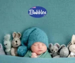 Bubbles Classic feeding bottle without hand 120 ml pink