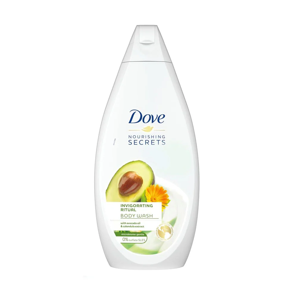 Dove Avocado Oil Calendula Extract Body Wash - 500ml