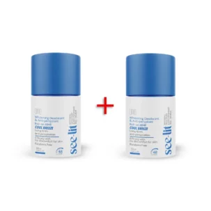 See Lit Whitening Deodorant Roll On Cool Breeze 50ml 1+1