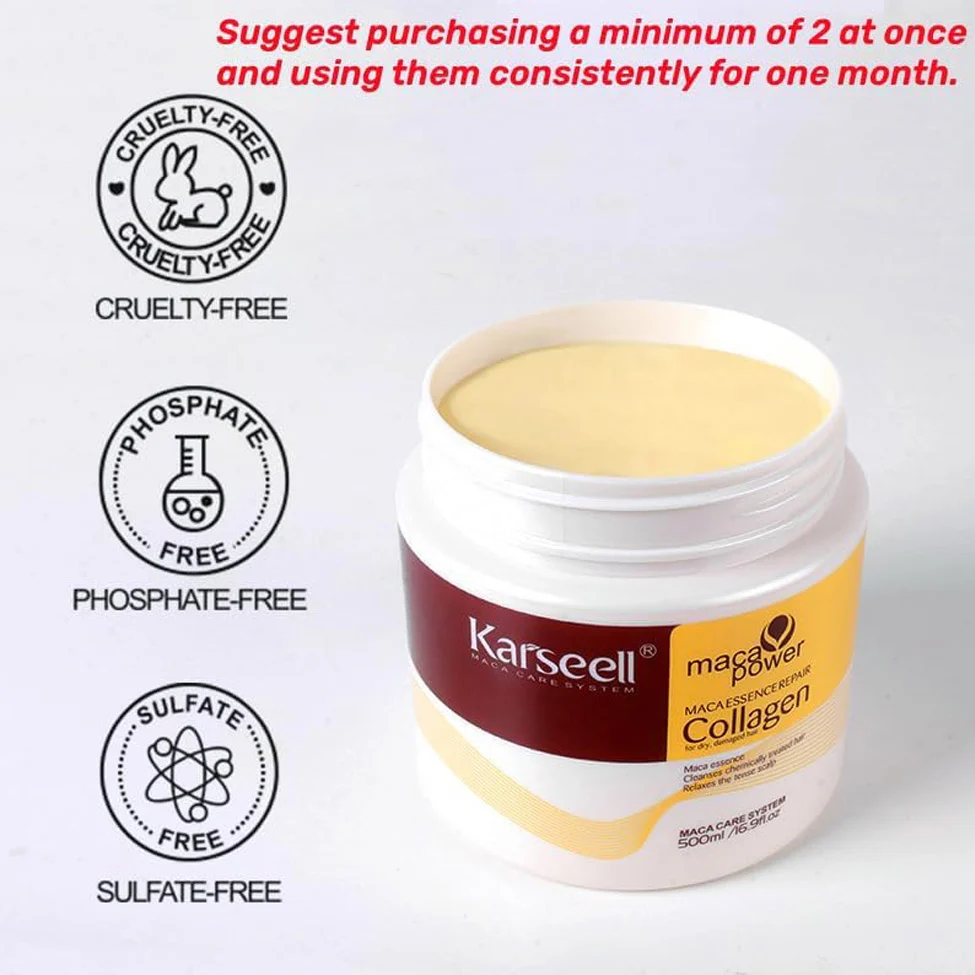 Karseell_Collagen_Hair_Treatment_Deep_Repair_Conditioning_Argan_Oil_Collagen_Hair_Mask_Essence_for_Dry_Damaged_Hair_All_Hair_Types_16.905_oz_500ml