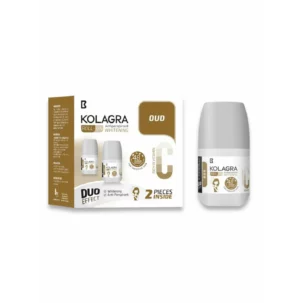 Kolagra Roll On Whitening Deodorant Oud 2 Pcs