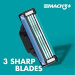 Gillette mach3+ blades 5pcs
