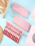Teayson Lip Gloss Fruit Essence Waterproof Liquid 10 pcs