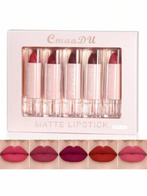 Shein Cmaa Du Matte Lipstick 5 Pcs set