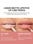 HANDAIYAN Lip Liner And Lip Gloss Combination Set