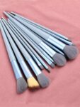 Shein 13pcs Blue Makeup Brushes Set + 2 Sponge