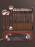 Shein Maange Makeup Brush Set 16 Pcs With Bag