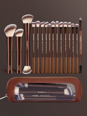 Shein Maange Makeup Brush Set 16 Pcs With Bag