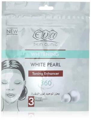 EVA SKIN CLINIC WHITE PEARL 3 SHEET MASKS