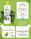 Les Karites Avocado and Coconut Oil Shampoo 400 ml