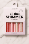 H.M all that shimmer lip gloss kit