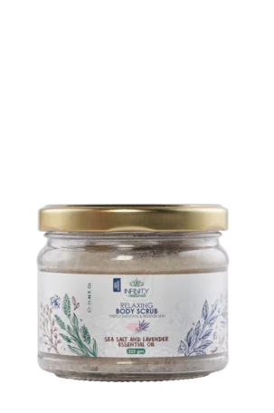 Infinity Relaxing Body Scrub Sea Salt and Lavender Essential Oil 325gm