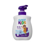Super Kids 2 in 1 Shampoo and Conditioner 500ml blueberry