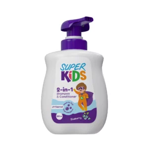 Super Kids 2 in 1 Shampoo and Conditioner 500ml blueberry