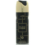 Deomania Black Code Body Spray 200ml