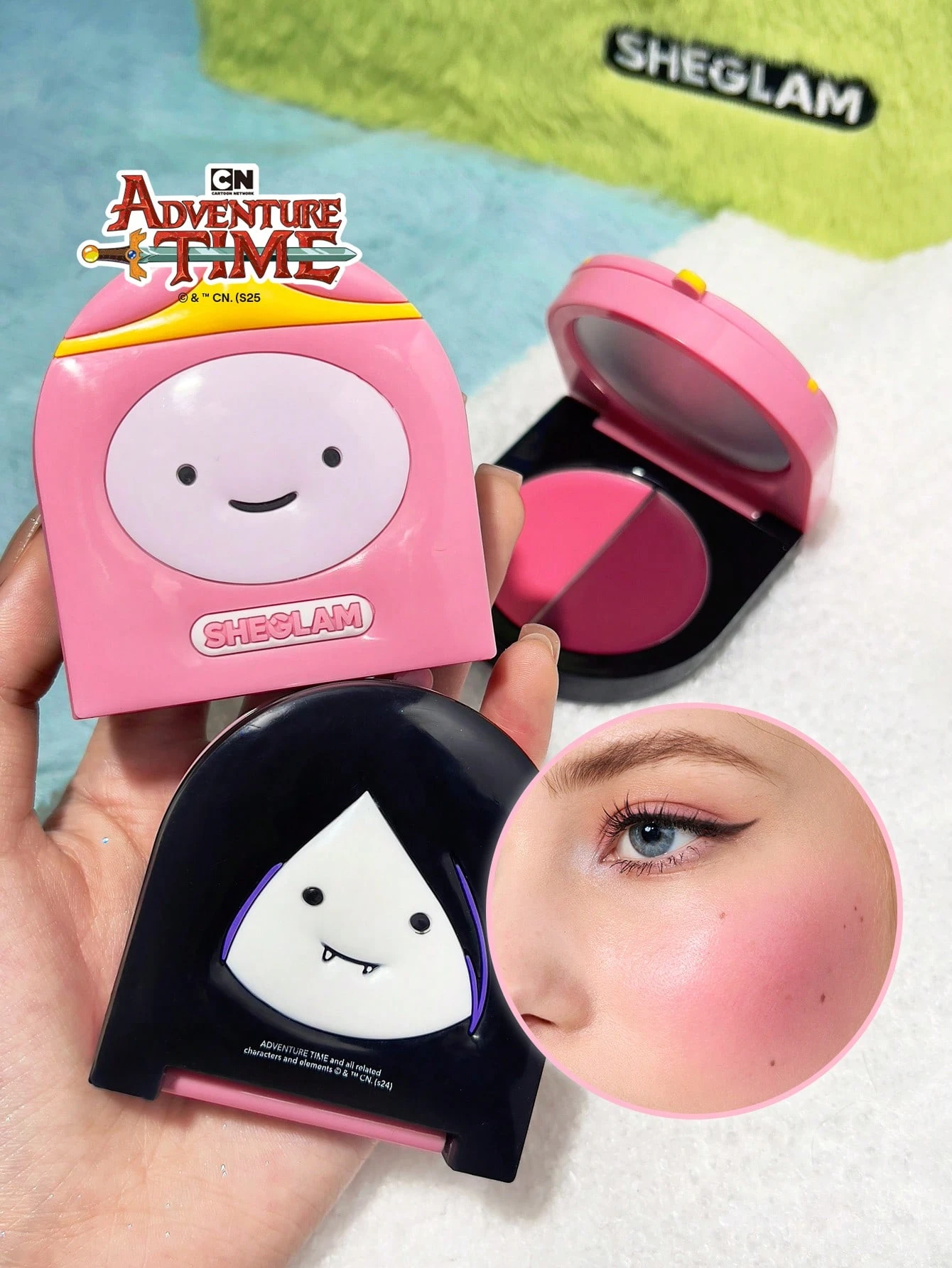 SHEGLAM ADVENTURE TIME BUBBLINE CREAM BLUSH DUO SHEGLAM ADVENTURE TIME BUBBLINE CREAM BLUSH DUO