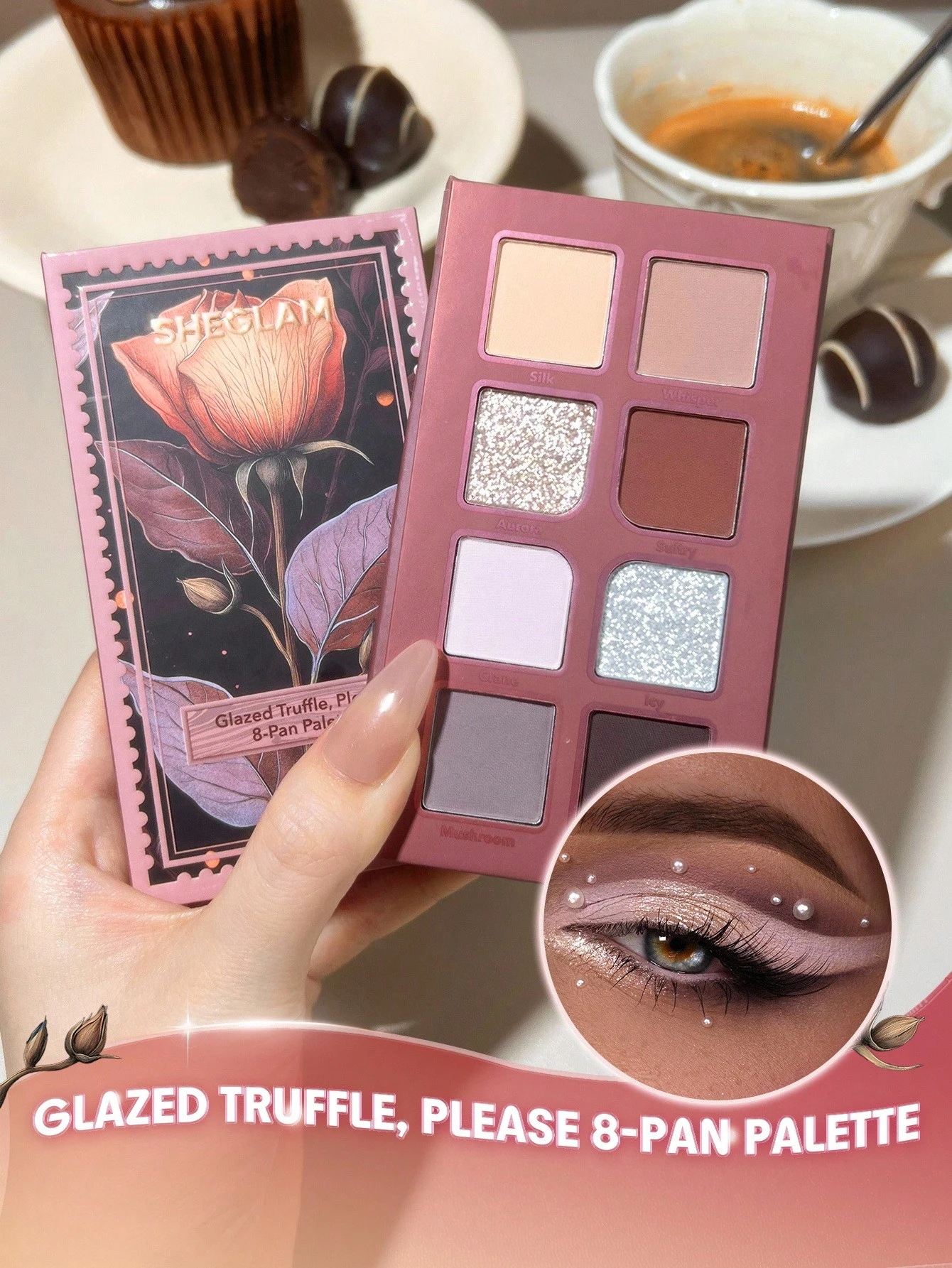 Sheglam Glazed Truffle Please 8-Pan Palette Sheglam Glazed Truffle Please 8-Pan Palette