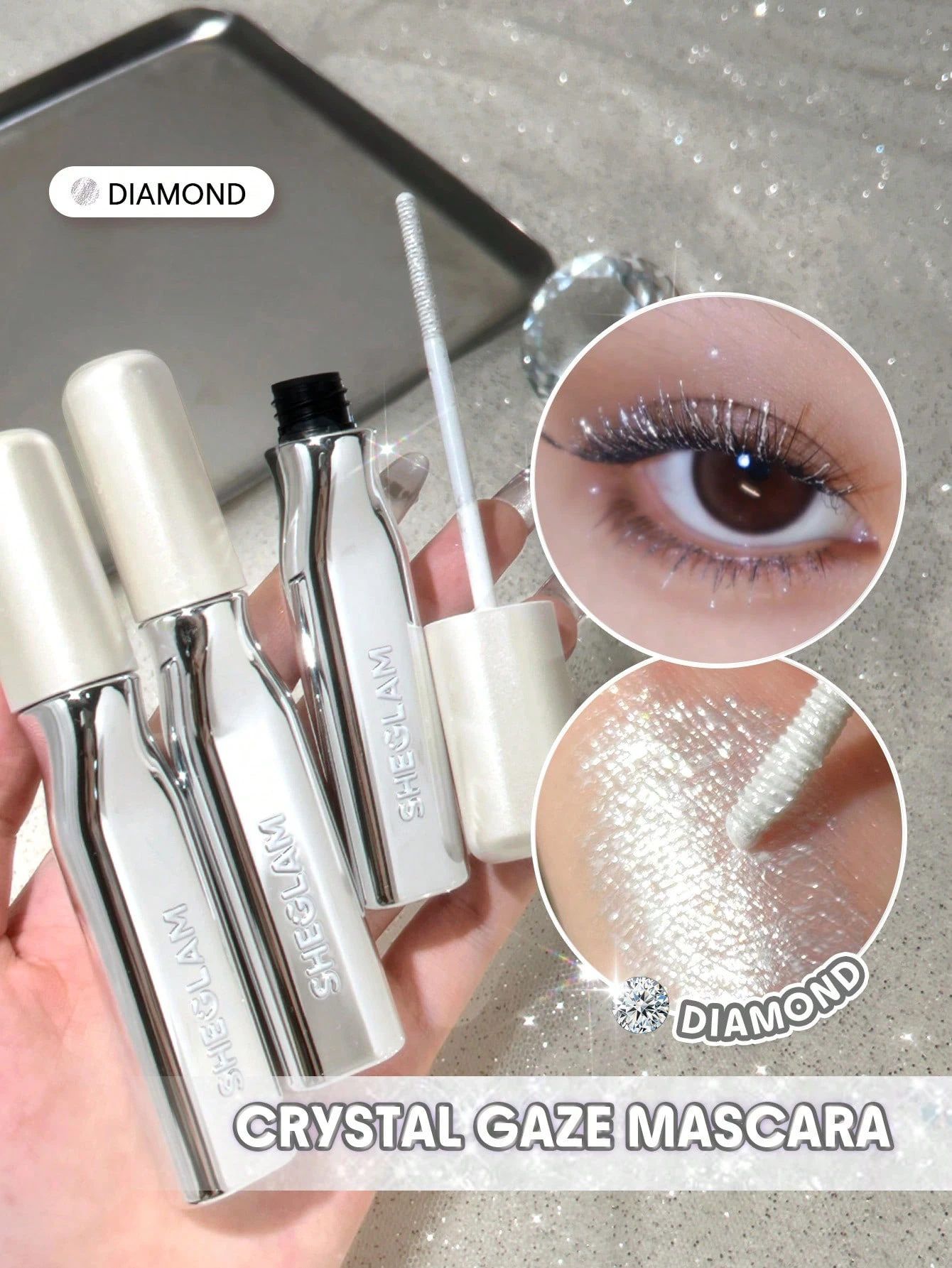 SHEGLAM Crystal Gaze Glitter Mascara SHEGLAM Crystal Gaze Glitter Mascara