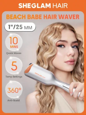 SHEGLAM beach babe hair waver 25mm