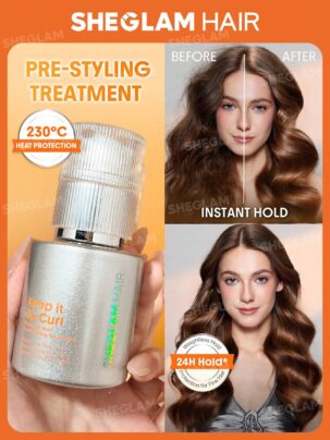 SHEGLAM Keep It Up Curl Protect and Hold 2-In-1 Styling Treatment
